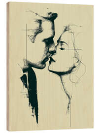 Holzbild Zarte Begegnung - Thomas Klee