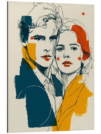 Alubild Bunte Gesichter