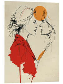 Acrylglasbild Gespräch in Farben - Thomas Klee