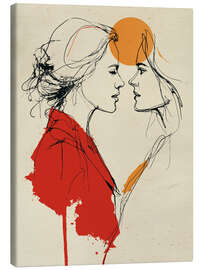 Leinwandbild Gespräch in Farben - Thomas Klee