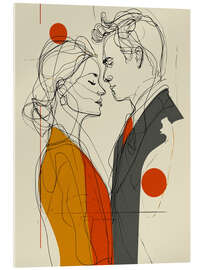 Acrylglasbild Zärtlichkeit - Thomas Klee