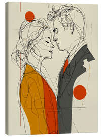 Leinwandbild Zärtlichkeit - Thomas Klee