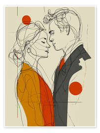 Wandbild Zärtlichkeit - Thomas Klee