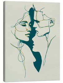 Leinwandbild Duale Gesichter - Thomas Klee