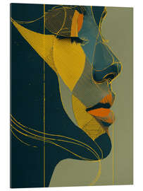 Gallery Print Goldene Geometrie