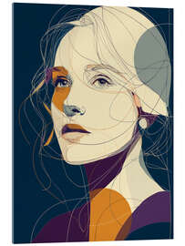 Acrylglasbild Moderne Muse