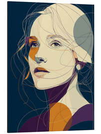 Alubild Moderne Muse