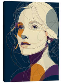 Leinwandbild Moderne Muse