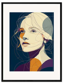 Gerahmter Kunstdruck Moderne Muse