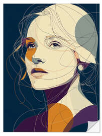 Wandsticker Moderne Muse