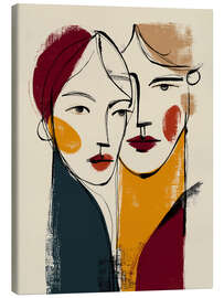 Leinwandbild Farbspiel Duo - Thomas Klee