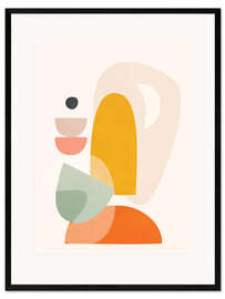 Gerahmter Kunstdruck Verspielte Geometrie