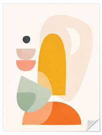 Wandsticker Verspielte Geometrie