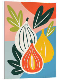 Gallery Print Stillleben mit drei reifen Feigen