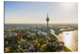 Alubild Düsseldorf Skyline Panorama - euregiophoto