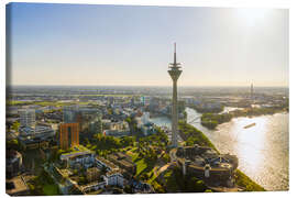 Leinwandbild Düsseldorf Skyline Panorama - euregiophoto