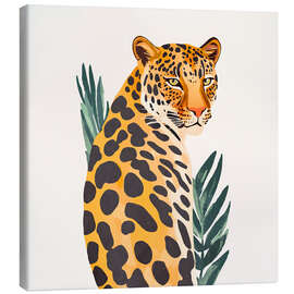 Leinwandbild Boho Leopard
