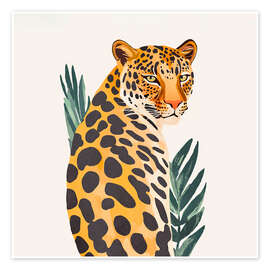 Poster Boho Leopard