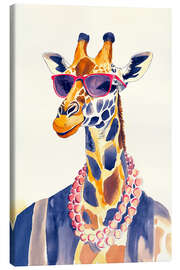 Leinwandbild Glamorous Giraffe