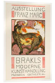 Acrylglasbild Ausstellung Franz Marc, Moderne Kunsthandlung München - Franz Marc