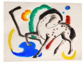 Acrylglasbild Das Pferd, 1912 - Franz Marc