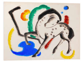 Hartschaumbild Das Pferd, 1912 - Franz Marc