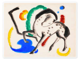 Wandbild Das Pferd, 1912 - Franz Marc