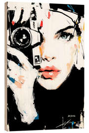 Holzbild Don't forget me - Leon Devenice