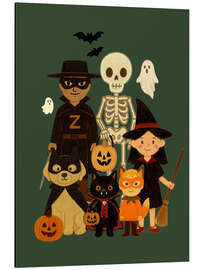 Tableau en aluminium Little Spooky Society - Tori Taika