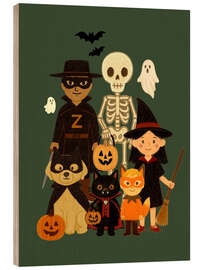 Holzbild Little Spooky Society - Tori Taika