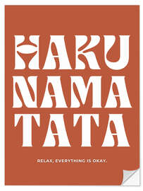 Wandsticker Hakuna Matata