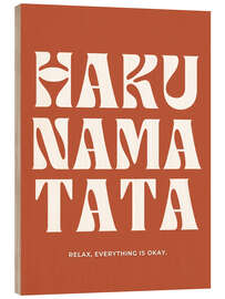 Holzbild Hakuna Matata