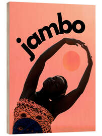 Holzbild Jambo