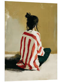 Hartschaumbild Warten auf den Sommer