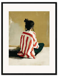 Gerahmter Kunstdruck Warten auf den Sommer