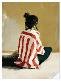 Wandsticker Warten auf den Sommer