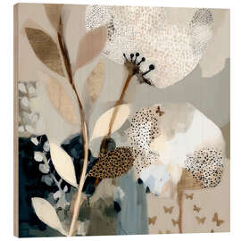 Holzbild Moosblüte III