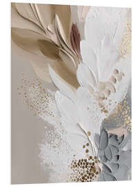 Hartschaumbild Shy Abstract II