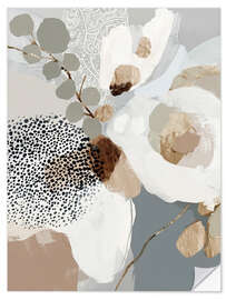 Wandsticker Moosblüte I