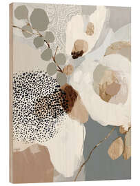 Holzbild Moosblüte I