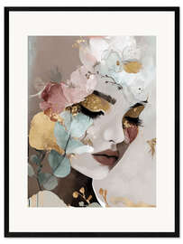 Gerahmter Kunstdruck Camilla