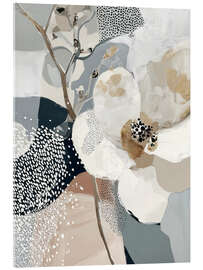 Acrylglasbild Moosblüte: II