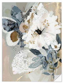 Wandsticker Nebelflügel-Abstrakt