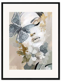 Gerahmter Kunstdruck Nebelflügel