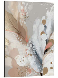 Magnettafel Blütenblätter und Federn