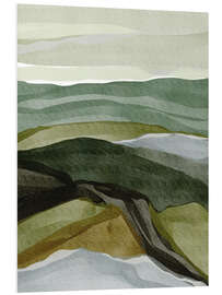 Hartschaumbild Grüne Aussicht