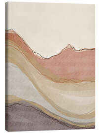 Leinwandbild Erdwellen