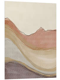 Hartschaumbild Erdwellen