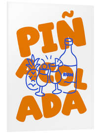 Hartschaumbild Piñacolada - HDMI2K