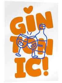 Acrylglasbild Gin Tonic
